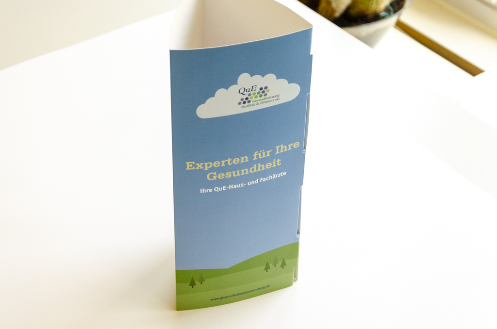 Praxisaufsteller – Eyecatcher „Experten für Ihre Gesundheit“