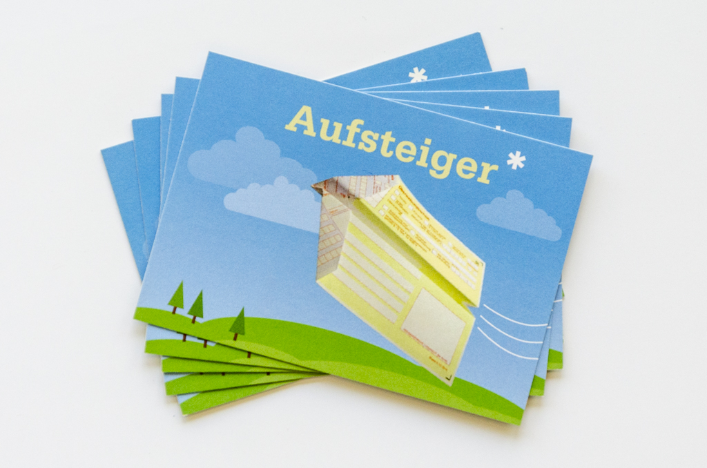 Minikärtchen „Aufsteiger“