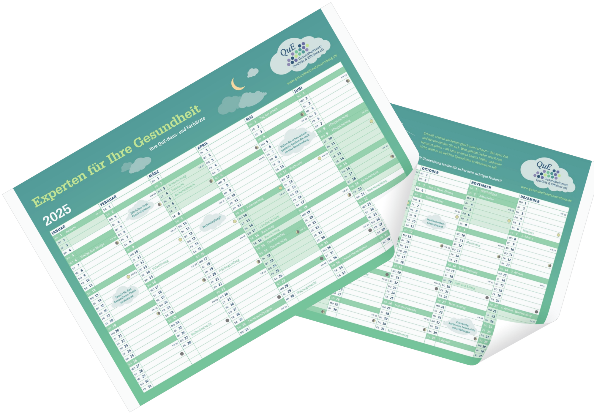 Jahreskalender „Experten für Ihre Gesundheit“