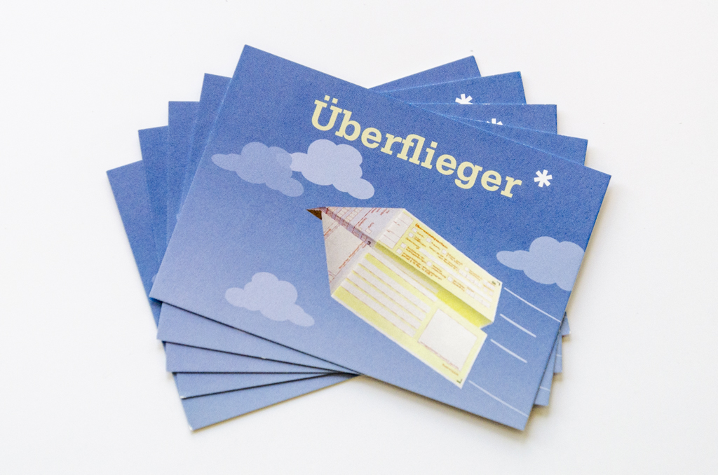 Minikärtchen „Überflieger“